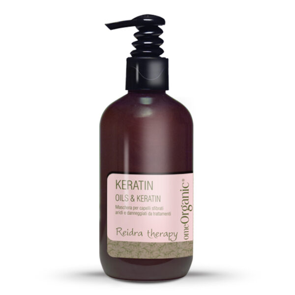 OMEORGANIC OILS + KERATIN Маска за увредена коса с кератин - RG Cosmetics